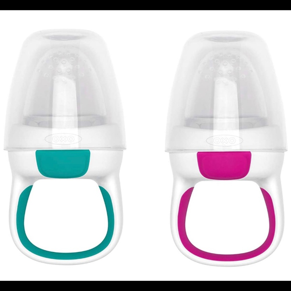 New 2 pack oxo tot silicone self-feeder